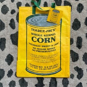 Rare Trader Joe's Yellow Corn Tote Bag